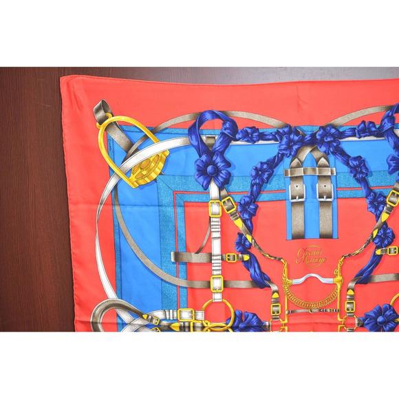 Auth Hermes Carre 90 Scarf Silk #43811H25B - Picture 3 of 13